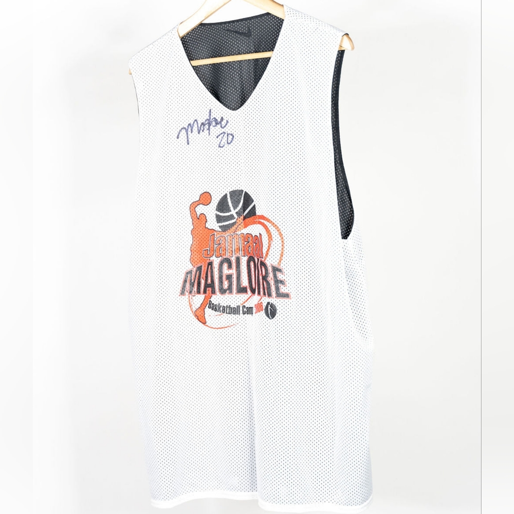 Signed 2006 Jamaal Magloire Basketball Camp jersey